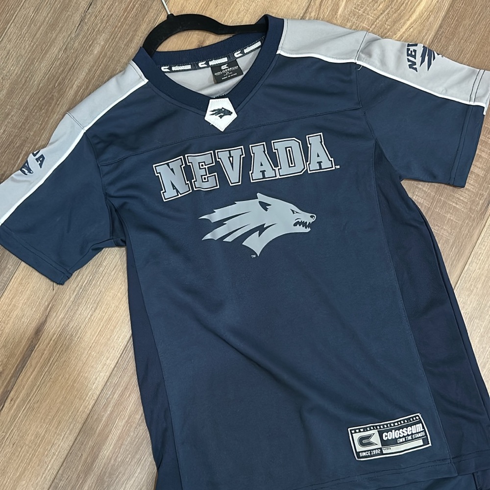 Colosseum Kids Nevada Navy and Gray Jersey - Picture 1 of 1